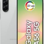 Smartphone Samsung Galaxy A56 5G 128GB, 8GB RAM, Câmera 50MP, IP67, Super AMOLED 6.7 polegadas, Recursos AI, Cinza