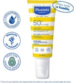 Mustela Protetor Solar 200ml FPS 50+ Filtro Solar Rosto e Corpo Para Bebês, Crianças e Adultos - Alta Proteção Solar com Fórmula Hipoalergênica para Todos os Tipos de Pele - Imagem 7
