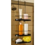 Suporte de Banheiro Shampoo Para Box 3 Andares Sem Furo e Não Enferruja