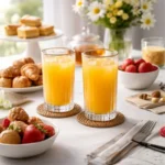 Jogo 6 copos vidro Haüskraft Egeu com borda dourada transparente 370ml