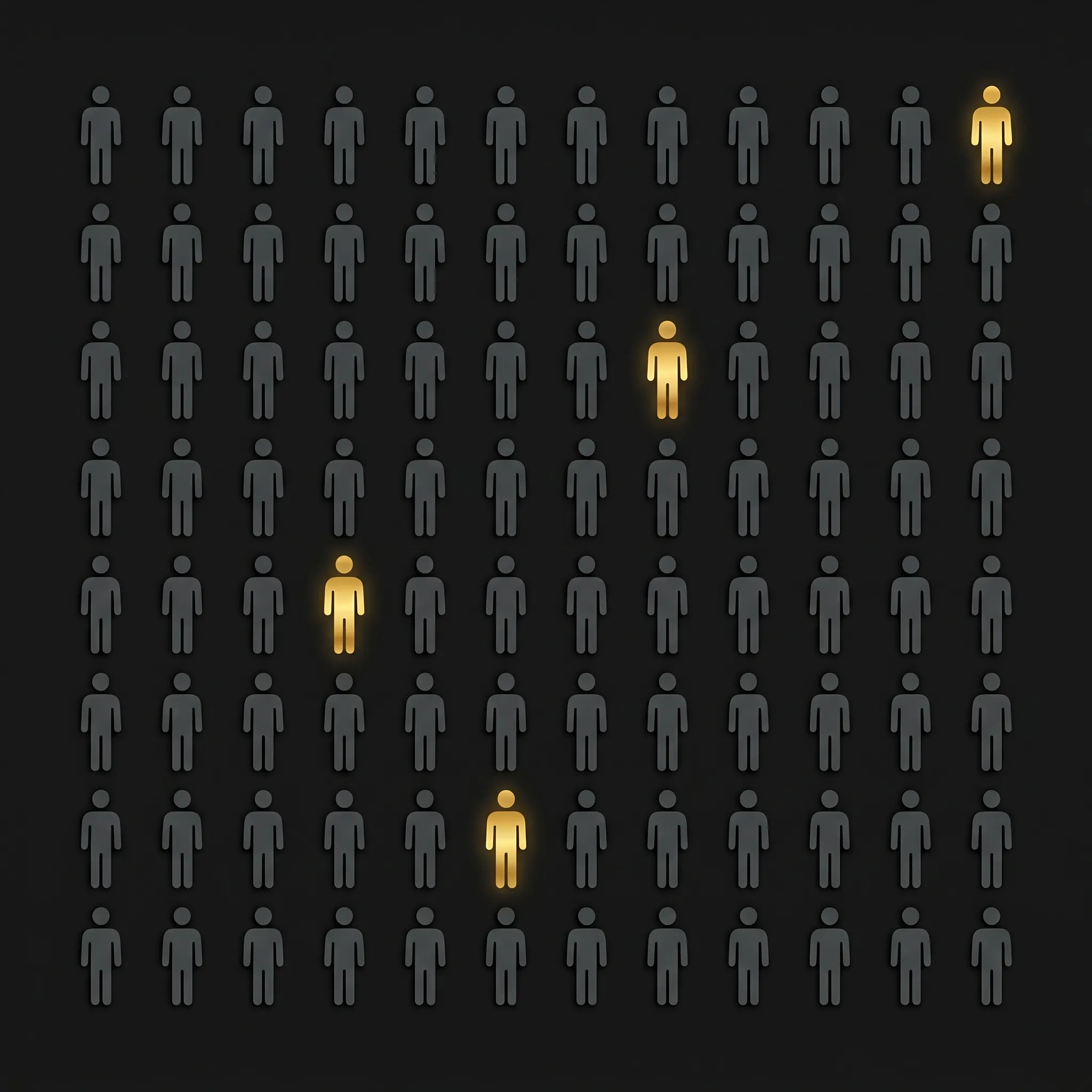 Minimalist data visualization showing 97 202605181545 resultado